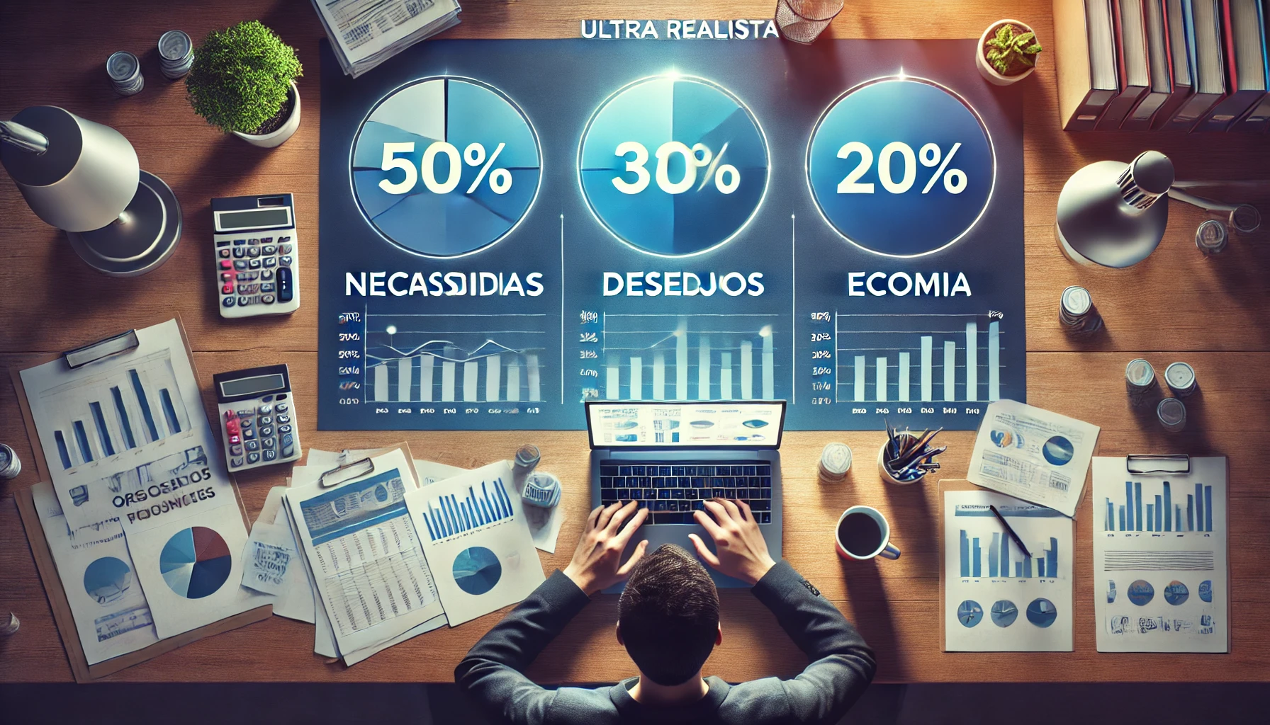 Como usar o método 50/30/20 para organizar seu orçamento