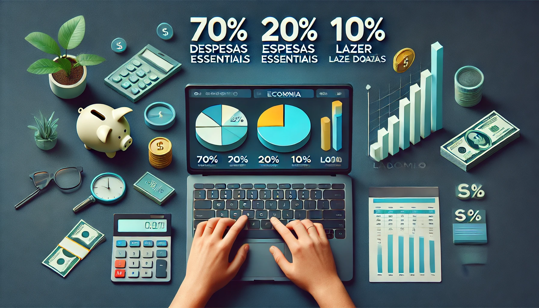 Como usar o método 702010 para organizar suas finanças