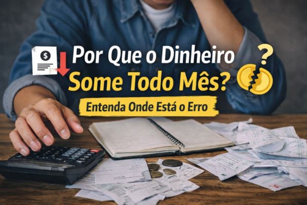 Por Que o Dinheiro Some Todo Mês? Entenda Onde Está o Erro